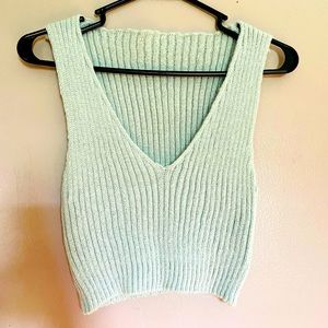 V Neck Sweater Tank Tops, size S, brand new